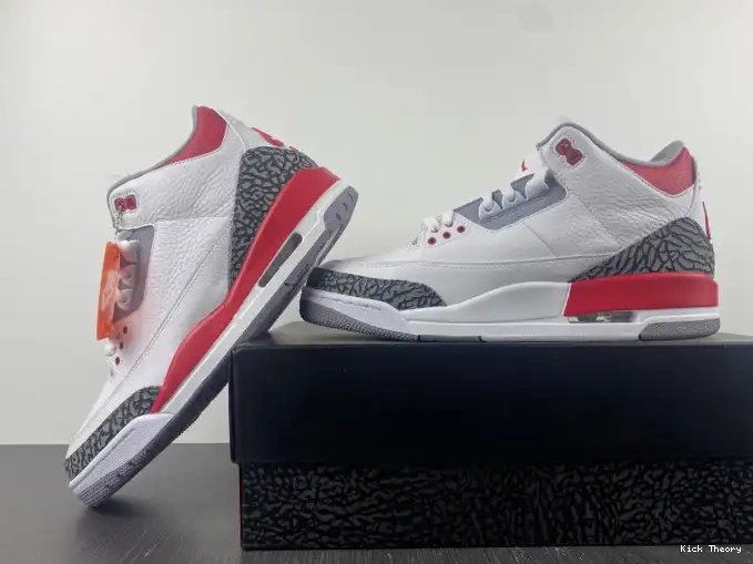 Kicked Out Shoe Store OG Jordan Fire Red Air 3 DN3707-160 0625